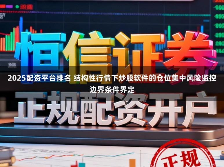 2025配资平台排名 结构性行情下炒股软件的仓位集中风险监控边界条件界定