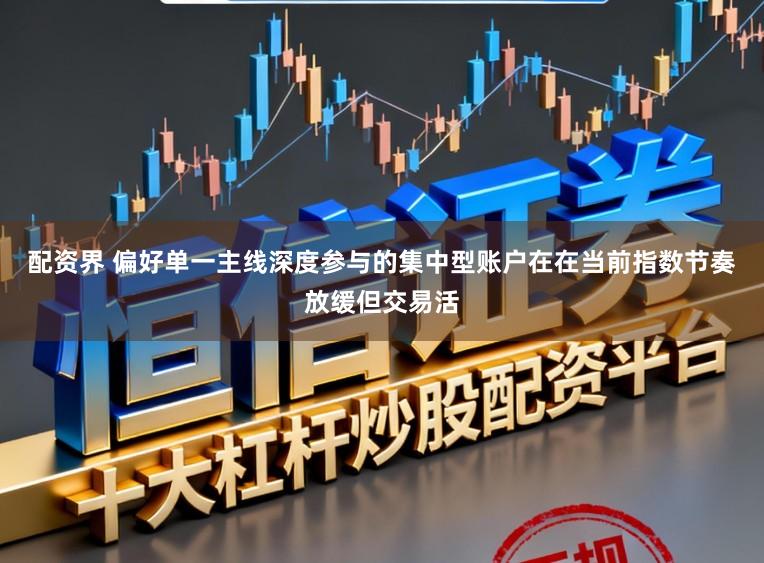 配资界 偏好单一主线深度参与的集中型账户在在当前指数节奏放缓但交易活