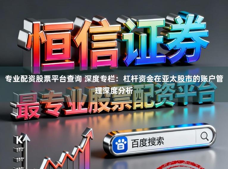 专业配资股票平台查询 深度专栏:杠杆资金在亚太股市的账户管理深度分析