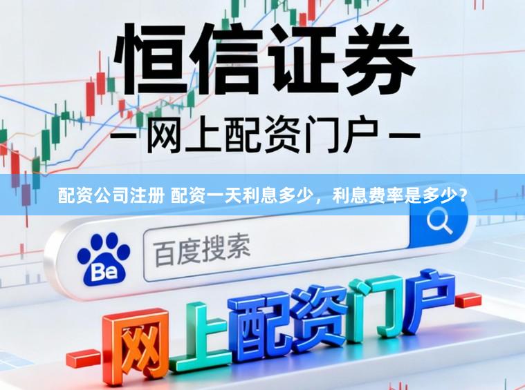配资公司注册 配资一天利息多少，利息费率是多少？